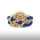 Blue Beauteous Cord Bangle