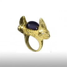 Violet Parlous Chameleon Ring