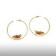 Gold Girdle Round The Earth Earrings