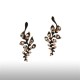 Black Bird Of Paradise Earrings