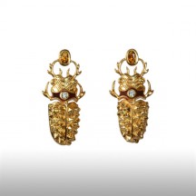 Virgin Thorn Beetle Earrings