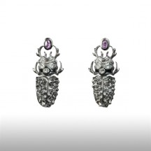 Virgin Thorn Beetle Earrings