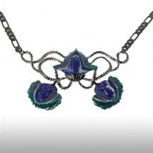 Metalic Felicitous Peacock Necklace