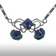 Metalic Felicitous Peacock Necklace