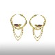 Gold Luscious Woodbine Earrings