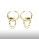 Gold Luscious Woodbine Earrings