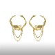 Gold Luscious Woodbine Earrings