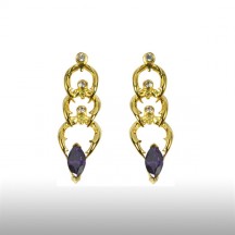 Gold Trinitarian Earrings