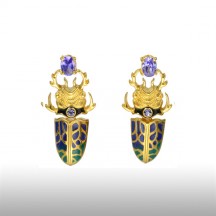 Valour Beetle Earrings
