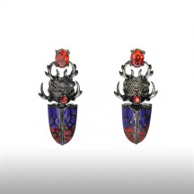 Valour Beetle Earrings