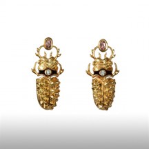 Virgin Thorn Beetle Earrings