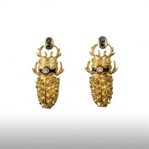 Virgin Thorn Beetle Earrings